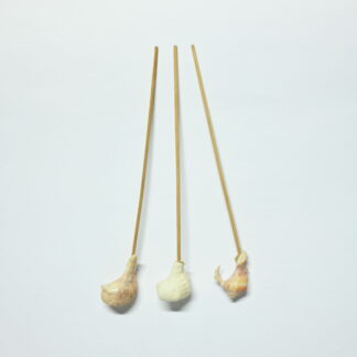 Fermacapelli in Legno con Conchiglie